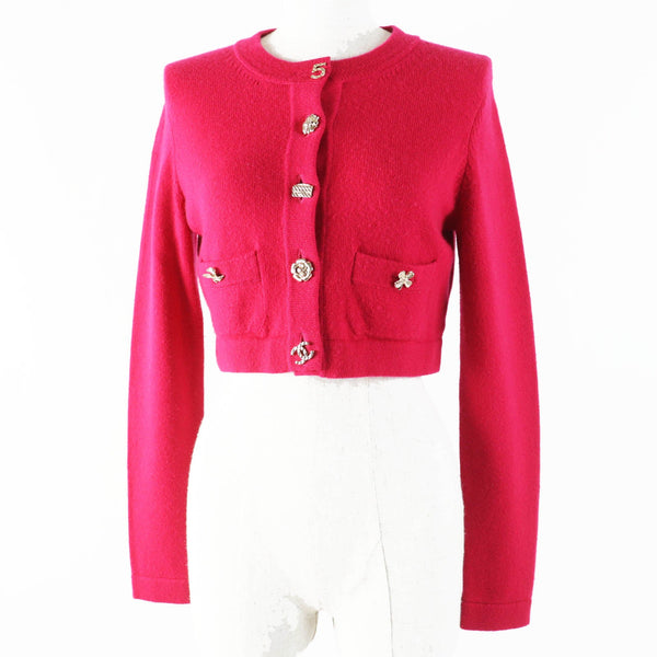 Chanel 22AW Lucky Charm Cashmere Cardigan