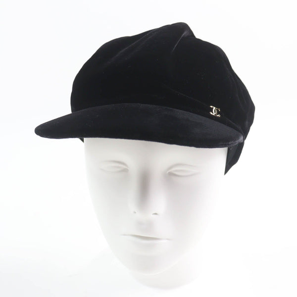 Chanel COCO Mark Viscose Silk Metal Casquette