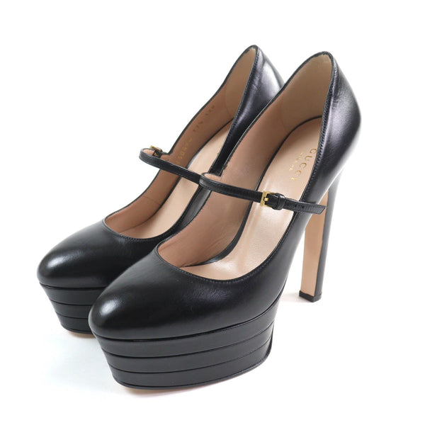 Gucci Belt design Leather Pumps