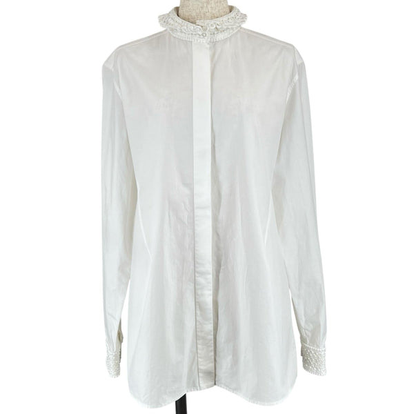 Valentino WB0AB3155A6 Cotton Long Sleeve Shirt