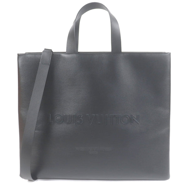 Louis Vuitton Shopper Tote MM Leather 2way Bag