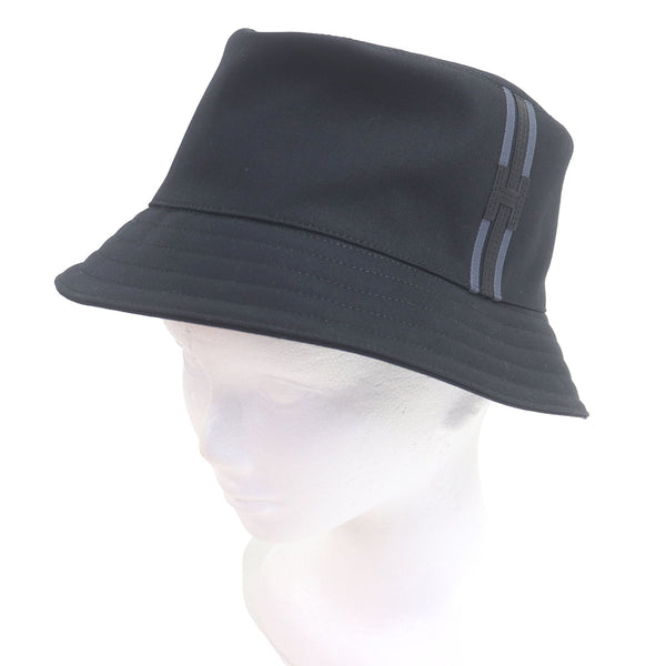 Hermes Fred H Stripe Cotton Bucket Hat
