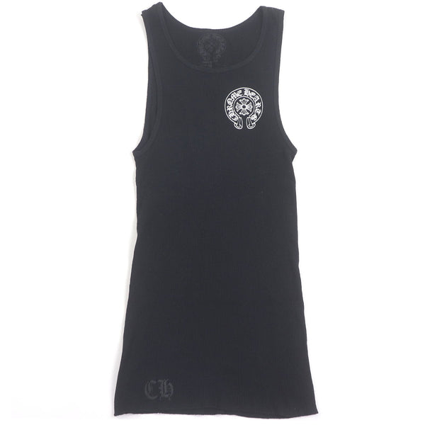Chrome Hearts Horseshoe Logo Cotton Tank Top