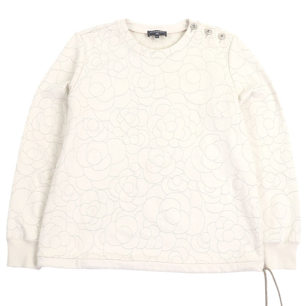 Chanel Camellia Cotton Sweatshirt