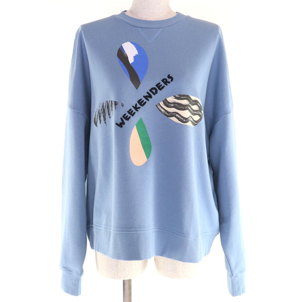 WEEKEND MaxMara Logo embroidery Cotton Sweatshirt