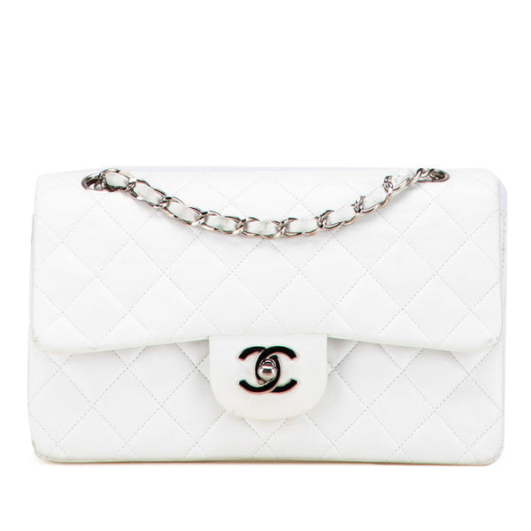 Chanel Matelasse Double Flap Lambskin Shoulder Bag