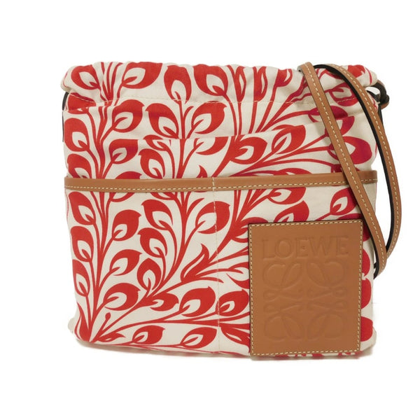 Loewe Drawstring Pochette Canvas Shoulder Bag