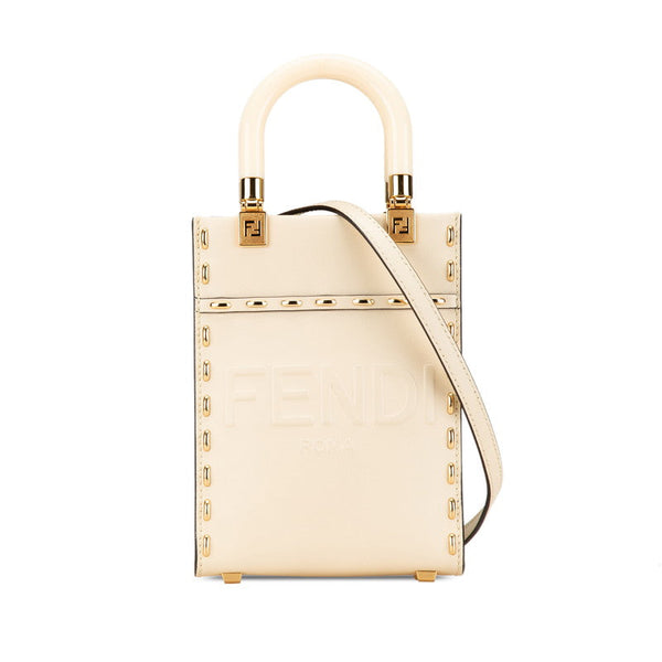 Fendi Sunshine Shopper Calf Leather 2way Bag