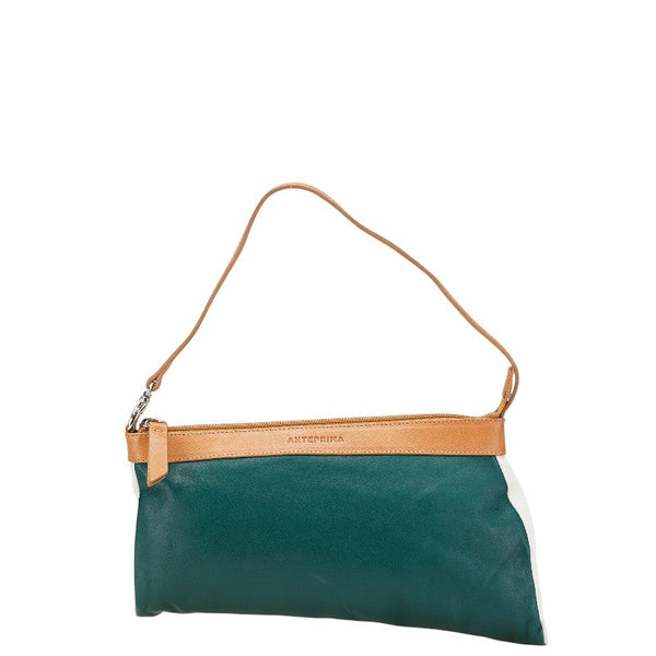 Anteprima Logo Leather Shoulder Bag