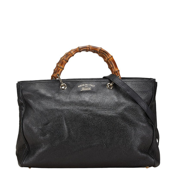 Gucci Bamboo Leather 2way Bag