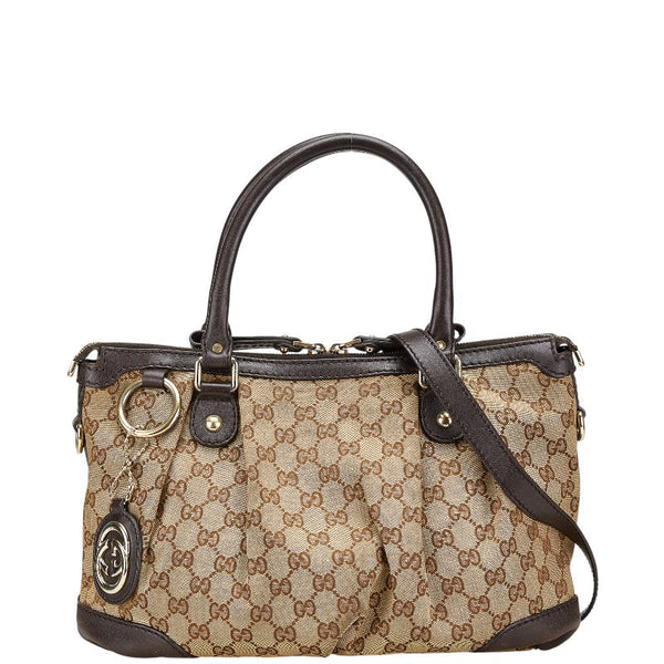 Gucci Sukey GG Canvas 2way bag