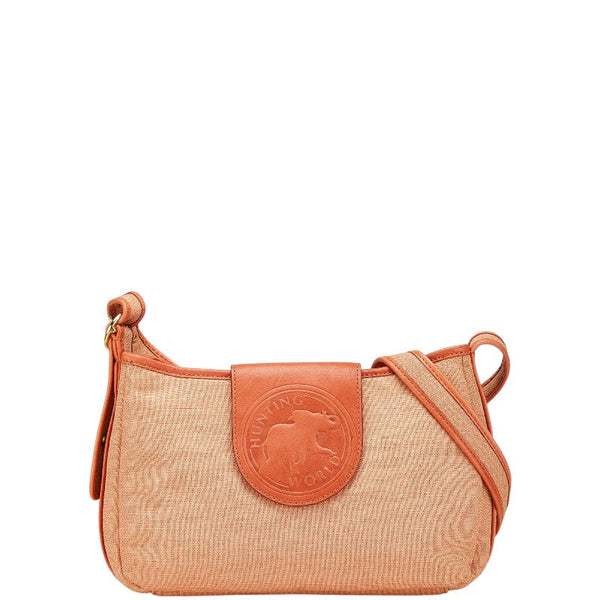 Hunting World Canvas Leather Shoulder Bag
