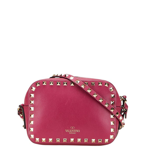 Valentino Studs Leather Shoulder Bag