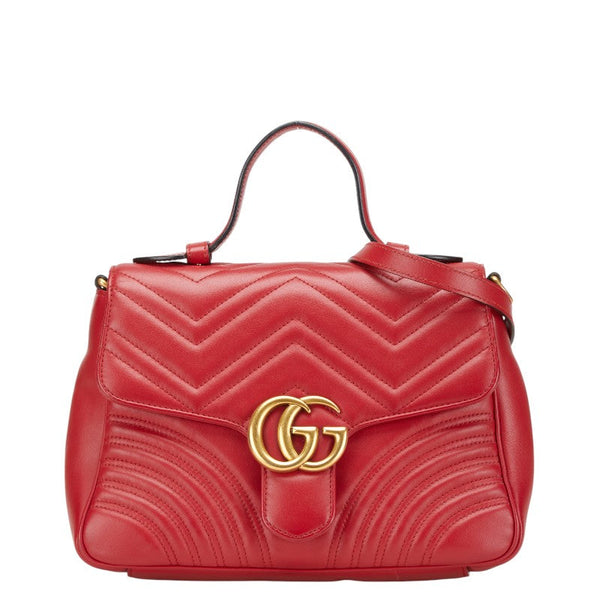Gucci GG Marmont Heart Leather 2way Bag