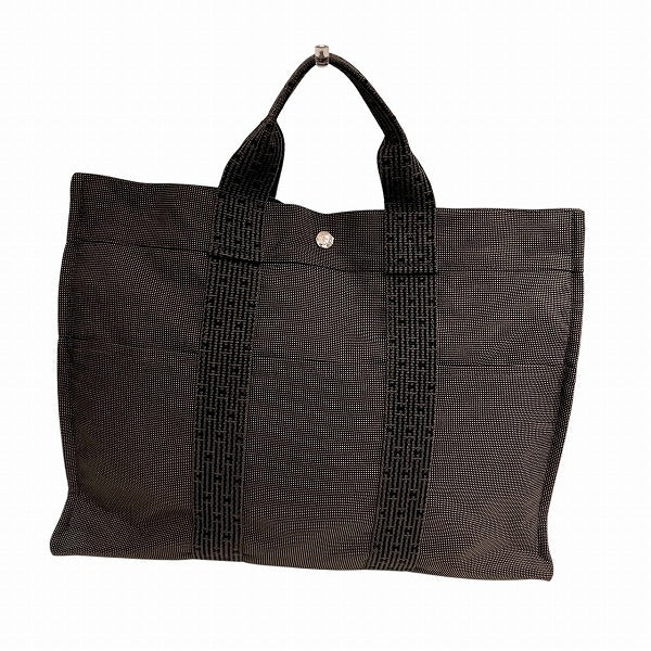 Hermes Herline MM Canvas Tote Bag