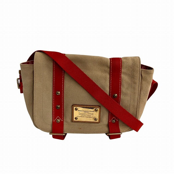 Louis Vuitton Antigua Buzas PM Canvas Shoulder Bag