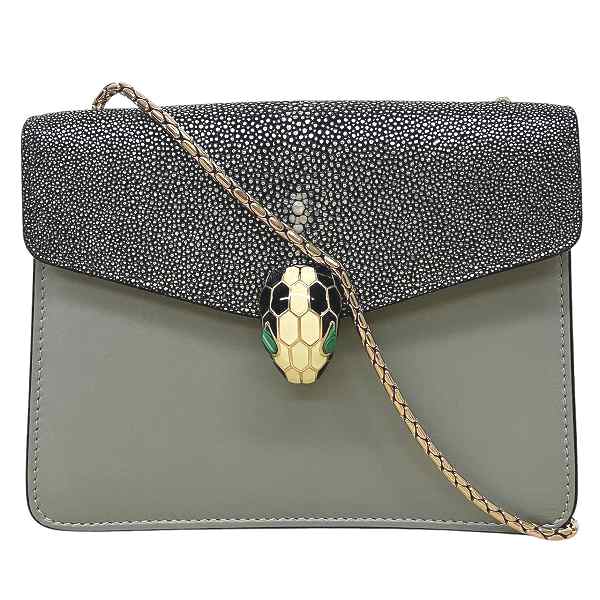 Bvlgari Serpenti Forever Stingray Shoulder Bag
