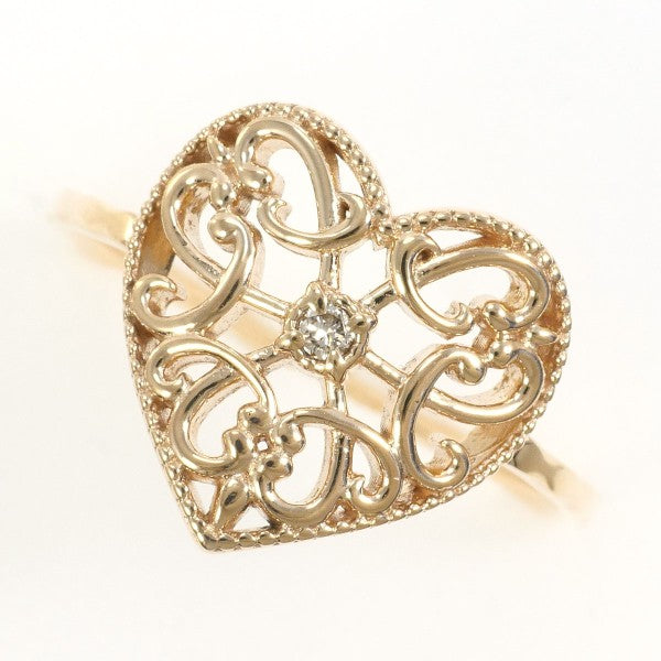 K10 Yellow Gold Diamond Ring