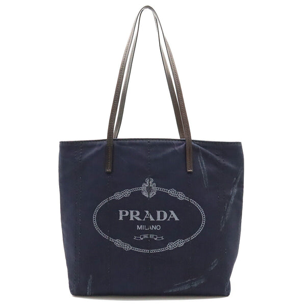 Prada Denim Vitello Mistolino 2way Tote Bag 1BG347