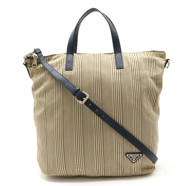 Prada Canvas Leather 2way Bag B2052G