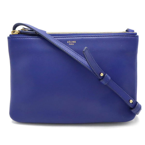 Celine Trio Lambskin Shoulder Bag