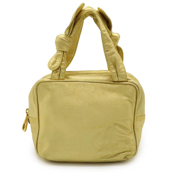 Loewe Metallic Leather Anagram Handbag Mini Bag