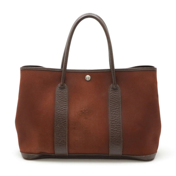 Hermes Garden Party Toil Officier Tote Bag