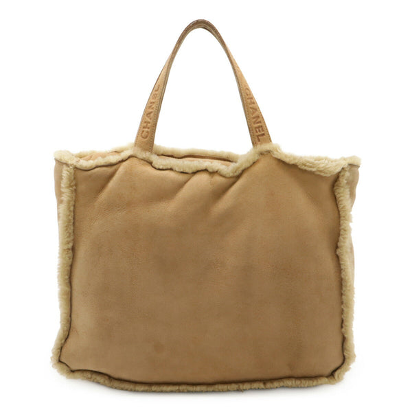 Chanel Mini Tote Shearling Tote Bag