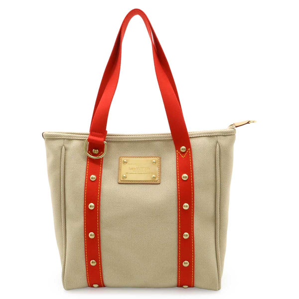 Louis Vuitton Antigua Cabas MM Canvas Tote Bag