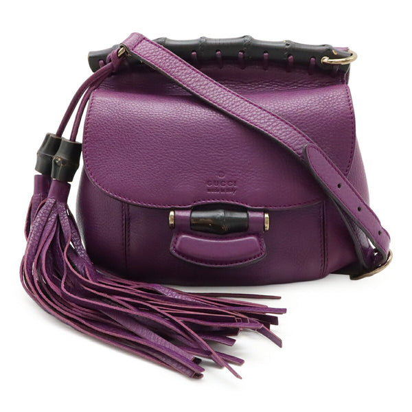 Gucci Bamboo Leather Shoulder Bag
