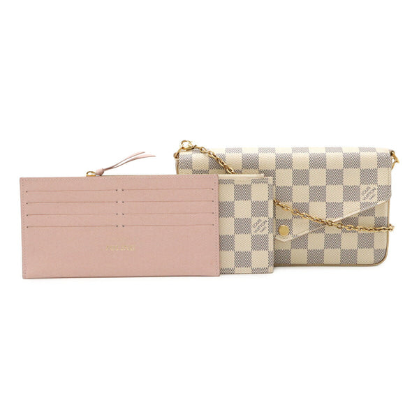 Louis Vuitton Pochette Felicie Damier Azur 2way bag