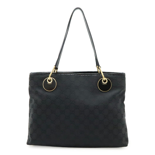 Gucci GG Canvas Patent Leather 2way Bag