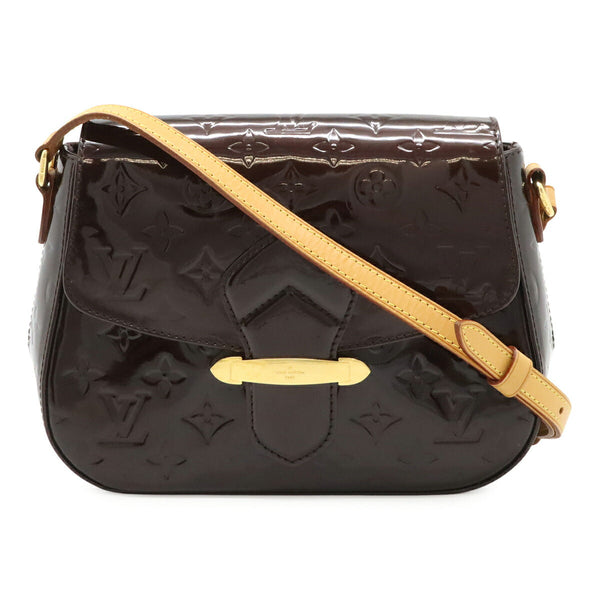 Louis Vuitton Belle Flower GM Monogram Vernis Shoulder Bag