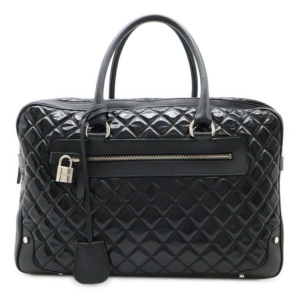 Chanel Matelasse Leather Boston Bag