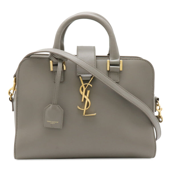 Saint Laurent Baby Cabas Leather 2way Bag