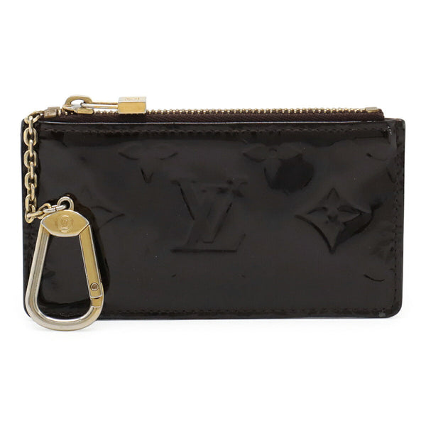 Louis Vuitton Pochette Clé Monogram Vernis Coin Purse