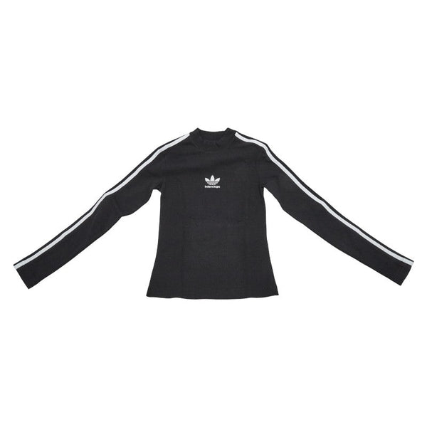 Balenciaga × adidas Cotton Polyurethane Long Sleeve T-shirt