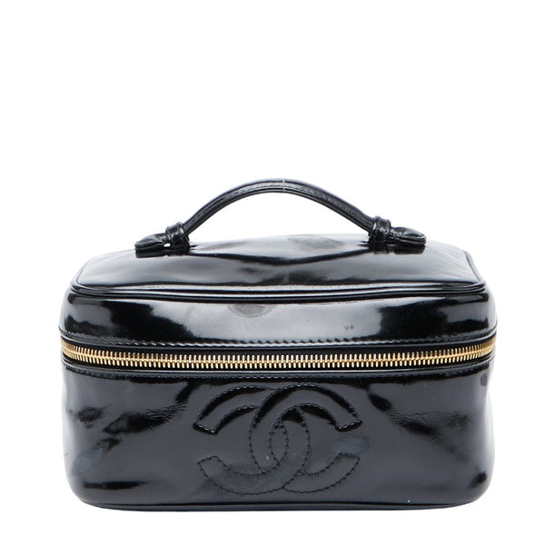 Chanel Coco Mark Patent Leather Handbag