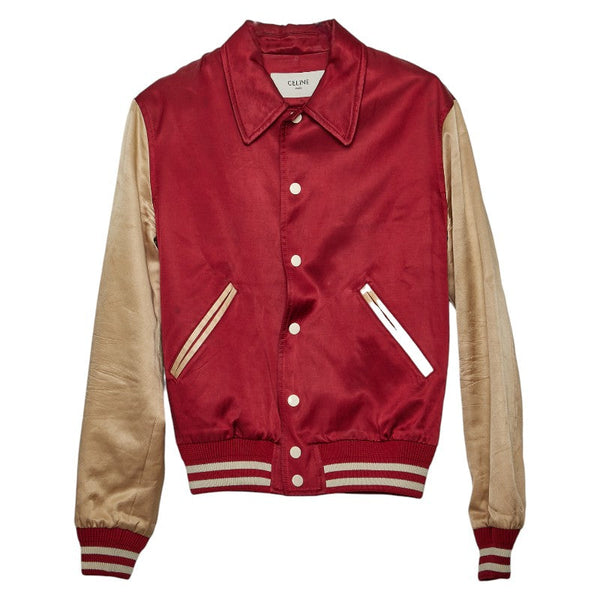 Celine Satin Teddy Jacket Cotton Rayon Jacket