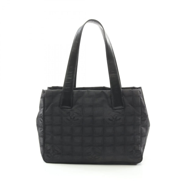 Chanel New Travel Line PM Leather Nylon Canvas Tote Bag