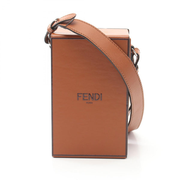 Fendi Leather Box Shoulder Bag 7VA519