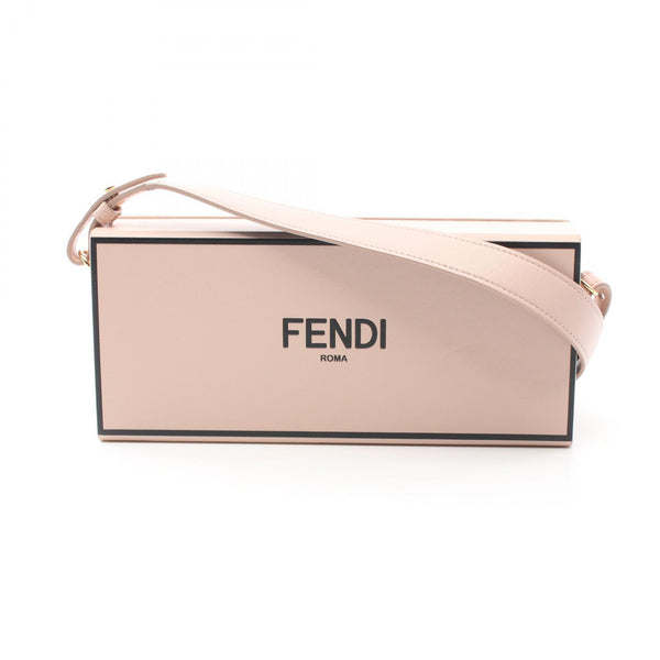 Fendi Leather Box Shoulder Bag 8BT340