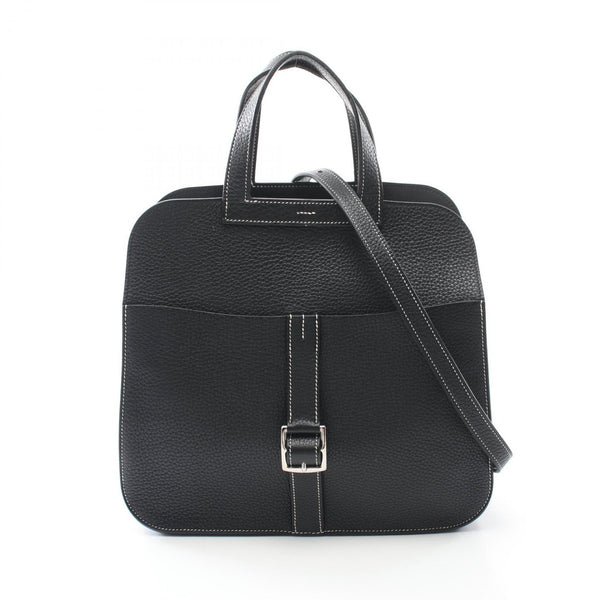 Hermes Arzan 31 Shoulder Bag Black