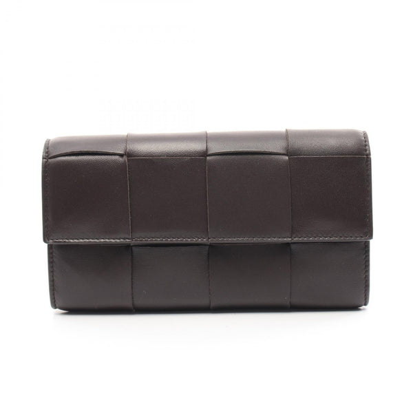 Bottega Veneta Maxi Intrecciato Leather Long Wallet