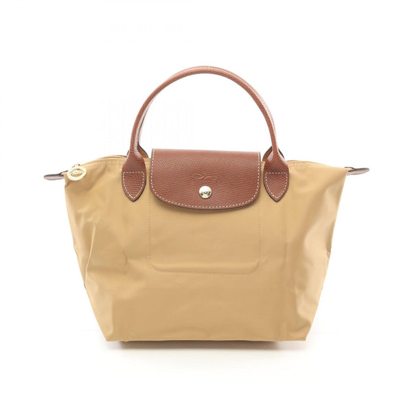 Longchamp Le Pliage Original Canvas Leather Handbag