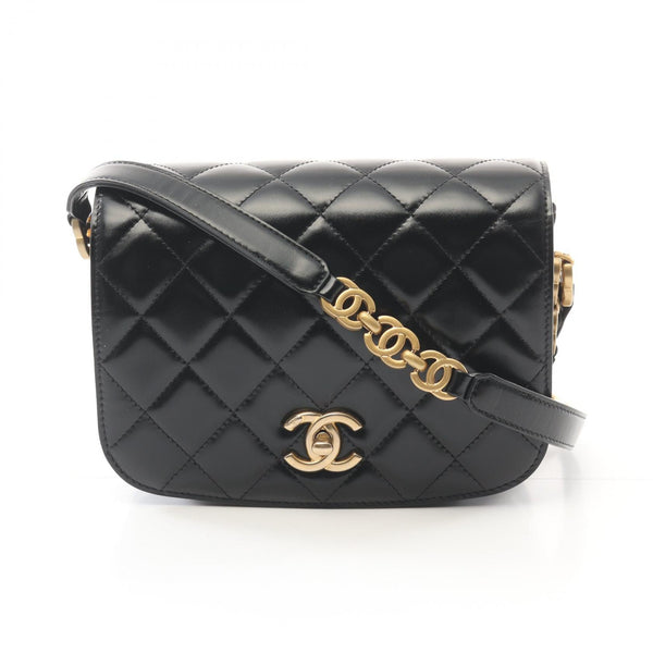 Chanel Matelasse Leather Suede Shoulder Bag