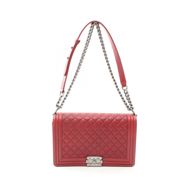 Chanel Boy Chanel Caviar Skin Shoulder Bag