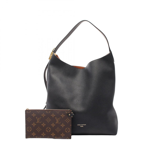 Louis Vuitton Locky Hobo MM Leather Shoulder Bag