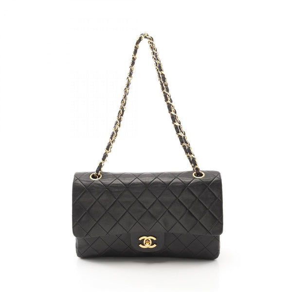 Chanel Matelasse W Flap Lambskin Shoulder Bag