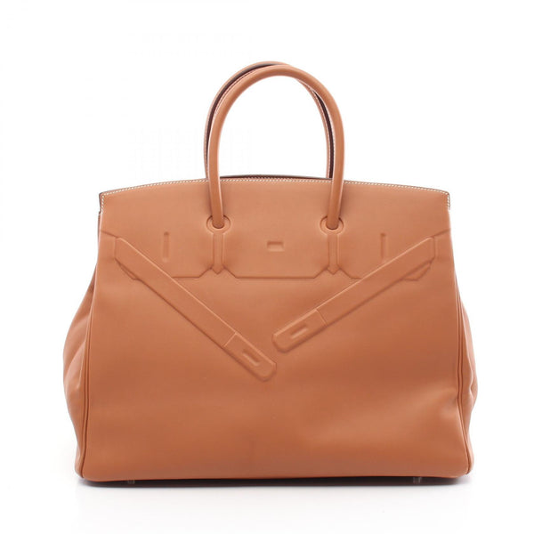 Hermes Shadow Birkin 35 Swift Leather Handbag